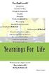 Yearnings For Life: Short collection of Poetry in the shapes and languages that speak to me