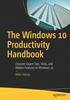 The Windows 10 Productivity Handbook