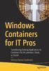 Windows Containers for IT Pros