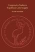 Comparative Studies in Republican Latin Imagery