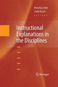 Instructional Explanations in the Disciplines (häftad)