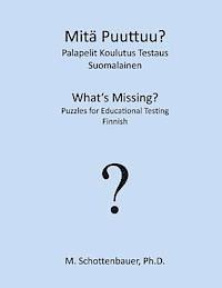 Mitä Puuttuu? Palapelit Koulutus Testaus: Suomalainen (häftad)