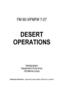 Desert Operations