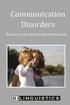 Communication Disorders: Resources for Parents and Professionals