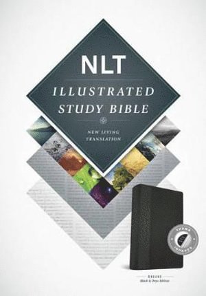 NLT Illustrated Study Bible Tutone Black/Onyx, Indexed (hftad)