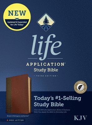 KJV Life Application Study Bible, Third Edition, Brown (inbunden)