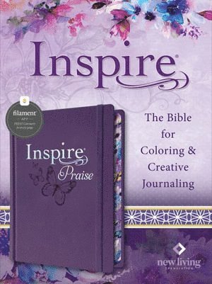 Inspire Praise Bible NLT (Hardcover Leatherlike, Purple, Filament Enabled) (inbunden)