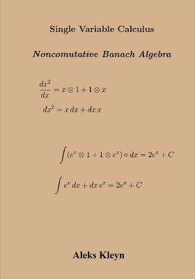 One Variable Calculus: Banach Algebra (inbunden)