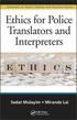 Ethics for Police Translators and Interpreters