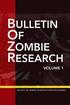 Bulletin of ZOMBIE Research: Volume 1