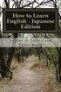 How to Learn English - Japanese Edition: In English and Japanese