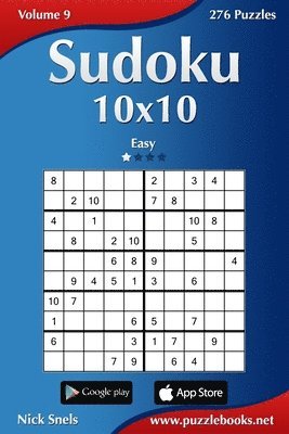Sudoku 10x10 - Easy - Volume 9 - 276 Puzzles (hftad)