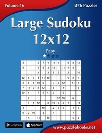 Large Sudoku 12x12 - Easy - Volume 16 - 276 Puzzles (häftad)