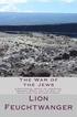 The War of the Jews: A Historical Novel of Josephus, Imperial Rome, and the Fall of Judea and the Second Temple