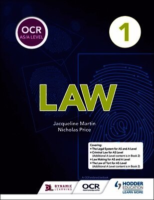 OCR AS/A Level Law Book 1 (inbunden)