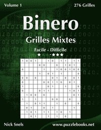Binero Grilles Mixtes - Facile a Difficile - Volume 1 - 276 Grilles (hftad)