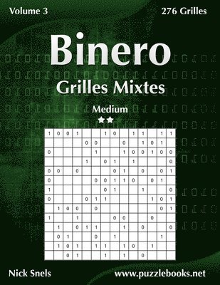 Binero Grilles Mixtes - Medium - Volume 3 - 276 Grilles (hftad)