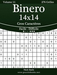 Binero 14x14 Gros Caractères - Facile à Difficile - Volume 11 - 276 Grilles (häftad)
