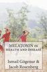 MELATONIN in health and disease