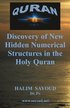 Discovery of New Hidden Numerical Structures in the Holy Quran