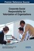Corporate Social Responsibility for Valorization of Organizations