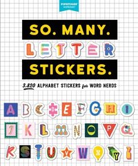 So. Many. Letter Stickers. (häftad)