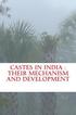 Castes in India: their mechanism and development