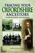 Tracing Your Oxfordshire Ancestors