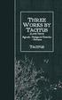 Three Works by Tacitus (Latin Text): Agricola - Dialogus de Oratoribus - Germania
