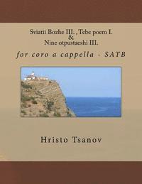 Sviatii Bozhe III., Tebe Poem I. & Nine Otpustaeshi III.: For Coro A Cappella - Satb (inbunden)