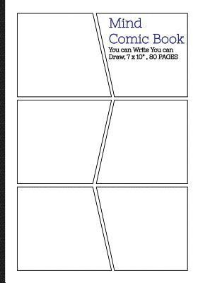 Mind Comic Book - 6 Panel,7"x10", 80 Pages, Make Your Own Comic Books: Make your own comics come to life (inbunden)