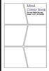 Mind Comic Book - 6 Panel,7"x10", 80 Pages, Make Your Own Comic Books: Make your own comics come to life