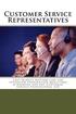 Customer Service Representatives