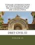Temari d'oposicions al Cos d'Advocacia de la Generalitat de Catalunya: volum II: Dret Civil (I)