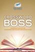 Crossword Boss Crossword Puzzles for Crossword Fanatics (with 86 Puzzles to Do!)