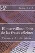 El maravilloso libro de las frases célebres. Volumen 2: Escritores