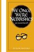 We Once Were Nebbishes*: * a Jewish nerd