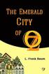The Emerald City of OZ