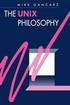 UNIX Philosophy