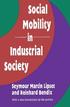 Social Mobility in Industrial Society