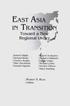 East Asia in Transition: