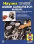 Weber/Zenith Stromberg/Su Carburetor Manual
