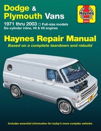 Dodge Tradesman, Sportsman & Plymouth Voyager full-size in-line 6, V6 & V8 vans (1971-2003) Haynes Repair Manual (USA) (hftad)