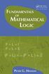 Fundamentals of Mathematical Logic