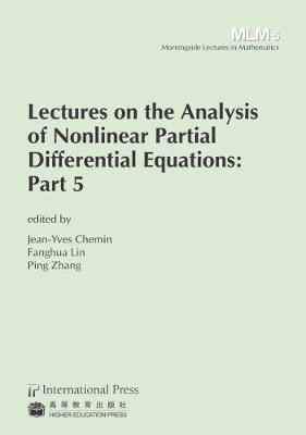 Lectures on the Analysis of Nonlinear Partial Differential Equations (hftad)