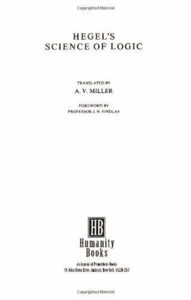 Hegel's Science of Logic (h�ftad)