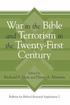War in the Bible and Terrorism in the Twenty-First Century
