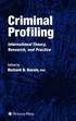 Criminal Profiling