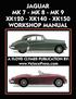Jaguar Mk 7 - Mk 8 - Mk 9 - Xk120 - Xk140 - Xk150 Workshop Manual 1948-1961
