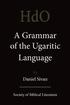 A Grammar of the Ugaritic Language